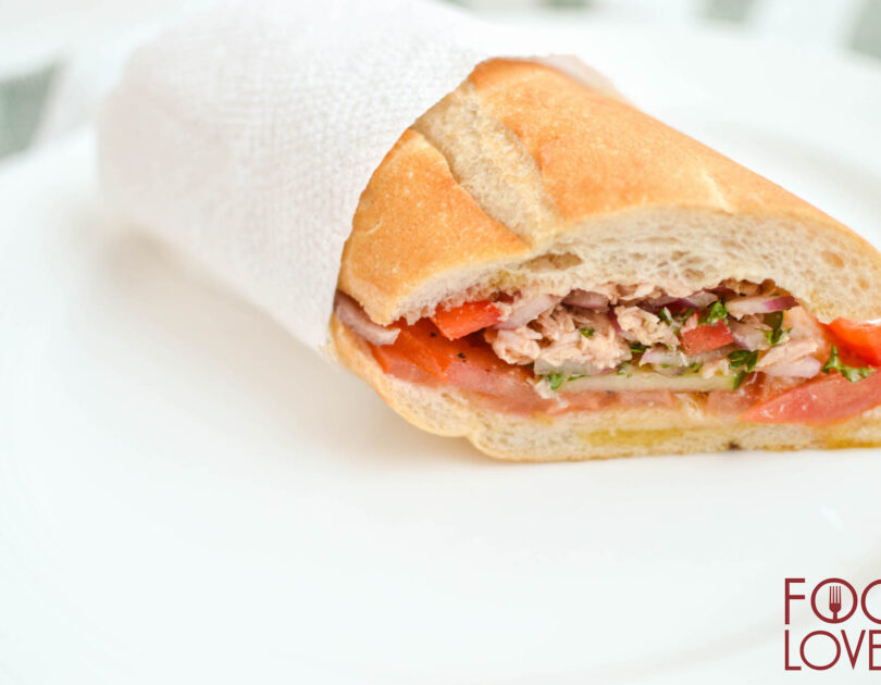 Sandwich de atun a la provenzal